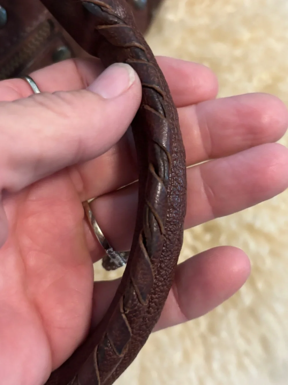 Original Infinity Italian Leather Bag Boho/Shoulder